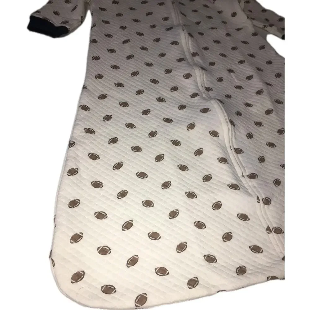 Humble Bebe Football Swaddle Baby Blanket Size Large 12–18M Soft Infant Wrap